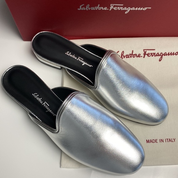 New Authentic Salvatore Ferragamo Mules Shoes US 9 - Picture 8 of 12